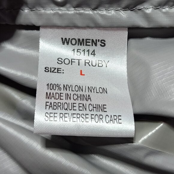 Woolrich coral red rain jacket - Picture 11 of 14